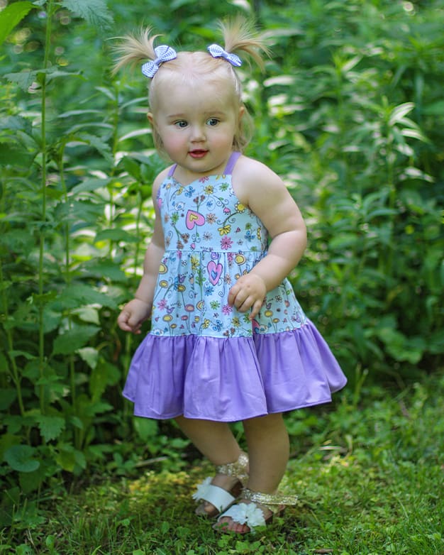 Baby Camilla's Tiered Top & Dress | PDF Sewing Pattern 2T-12 | The ...