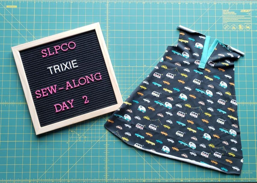 Trixie Sew-Along Day 2 Progress