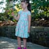 Simple Life Pattern Company| Zoe's Knit Princess Seam Top & Dress. Downloadable PDF Sewing Pattern for Toddler and Girl Sizes 2T to 12.