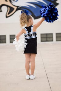 Simple Life Pattern Company | Modified Lucy and Penny Skirt. Whether your family roots for the local high school team on Friday night, your favorite college team on Saturday, or pro team on Sunday, this modified Lucy and Penny skirt will help get you in the spirit to Go! Fight! WIN!!!
