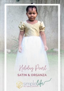 simple life pattern company holiday blog tour pearl fancy satin and organza overlay dress for special occasions. Downloadable pdf sewing patterns for baby girls women. fast and easy. zipper puff sleeves shirring jewel neckline