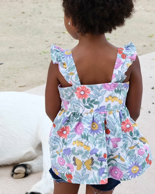 Josie's Button Front Peplum, Top & Dress | PDF sewing pattern for ...