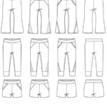 Unwind joggers flares shorts girls & boys pdf projector sewing pattern ...