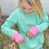 Denver Pocket Top and Sweater for boys and girls. Downloadable PDF sewing pattern and tutorial. Raglan short or long sleeve top with thumb hole cuffs. Add unique sleeve pockets or side pockets. Denver is a fast and easy sewing tutorial for knit fabrics and a lot of pockets. Toddler kids girls little boys projector file.