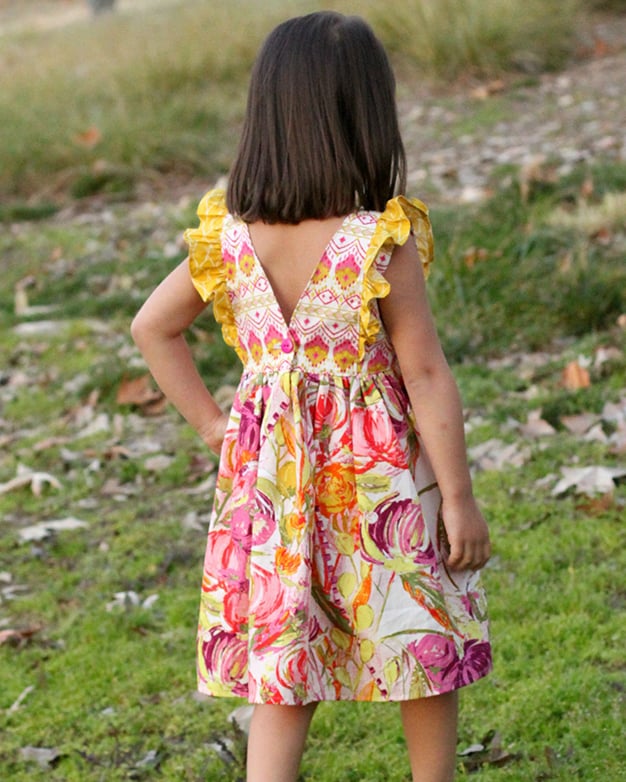 Jaimesyn's Double Flutter Pocket Top + Dress | The Simple Life Pattern ...